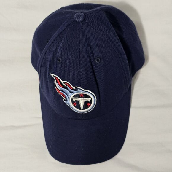Tennessee Titans Logo NFL Football Hap Cap Blue Embroidered Adjustable Casual - Picture 2 of 8